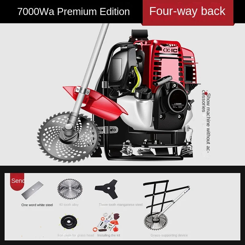 High-Power Lawn Mower Backpack Four-Stroke Brush Cutter Lawnmower예초기 예초기 혼다엔진 예초기 혼다gx35 예초기 혼다 Gx35 혼다gx3
