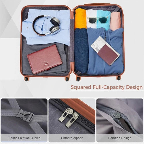 Lage 3 Pcs Abs Hard Lage Sets Spinner Wheels Suitcases