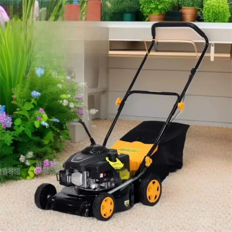 16-inch 131CC Hand Push Mower Self-propelled Lawn Mower Orchard Weeder Grass Trimmer Hand Tool Farming