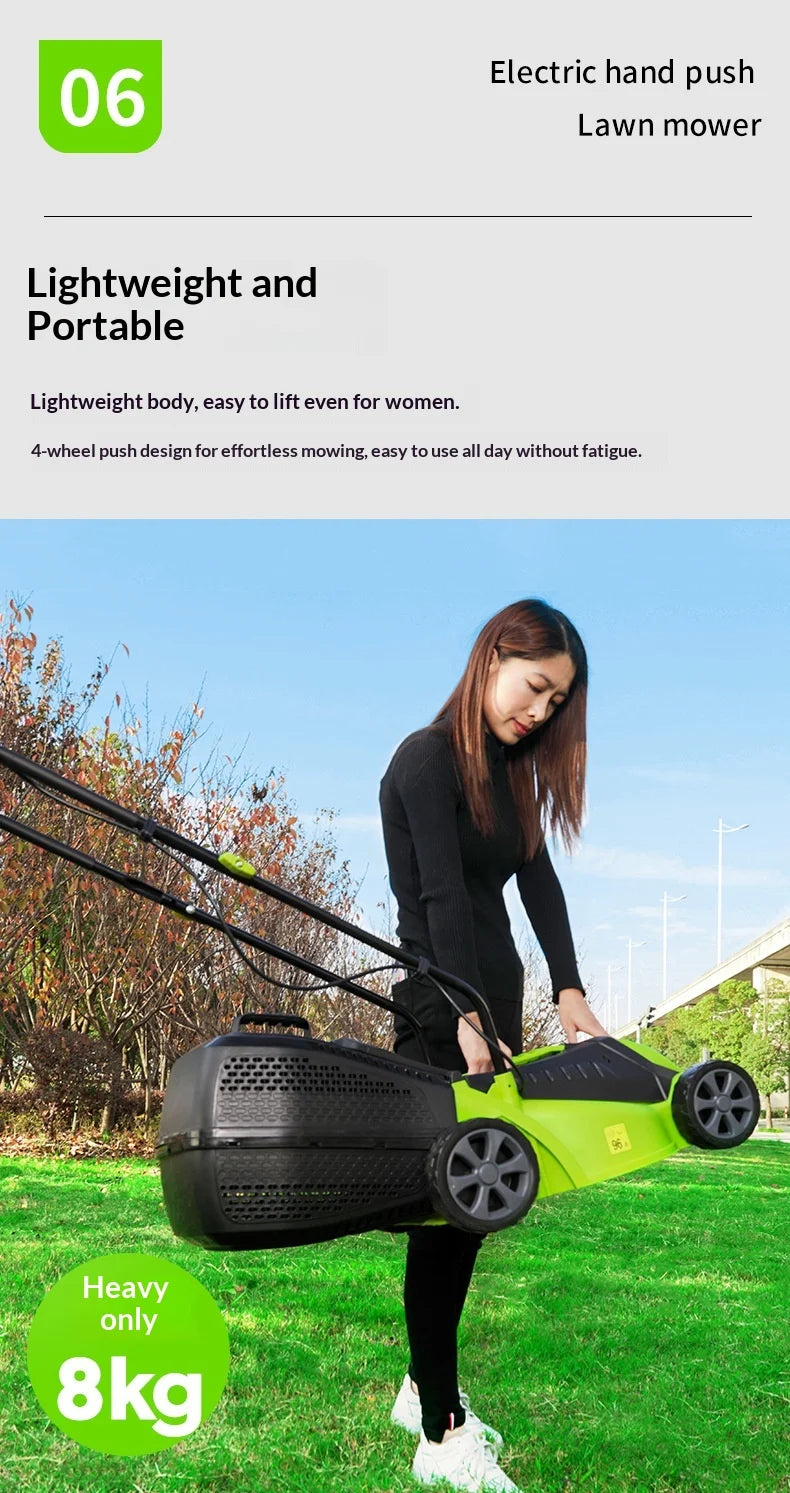 Cordless Battery Lawn Mower Self Propelled Brushless Motor 20 Inch Adjustable Cutting Height Foldable Handle Mulch Mower Garden