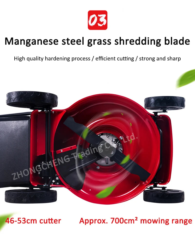 Power Tools Lawn Mower Gasoline Weed Eater Power Lawn Push Mower Self-propelled Orchard Mower