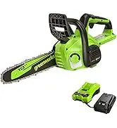 Greenworks 24V 13\" Brushless Cordless Push Lawn Mower DIY Grade 4.0Ah Battery & Charger Included For Cutting Grass
