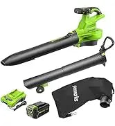 Greenworks 24V 13\" Brushless Cordless Push Lawn Mower DIY Grade 4.0Ah Battery & Charger Included For Cutting Grass