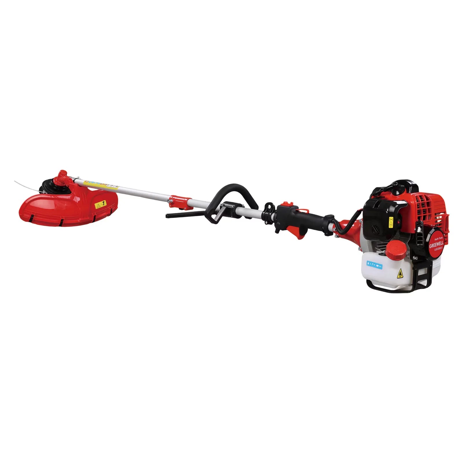 33cc 2Cycle MultiFunctional Gas Weed Wacker with 10 Blade 18 Head Pole Saw Hedge Trimmer Attachments EPA Compliant Lawn Garden