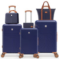 4/6 Piece Luggage Set with Spinner Wheels & TSA Lock, Carry on Luggage Hardshell ABS+PC, Travel Collection Suitcases Sets