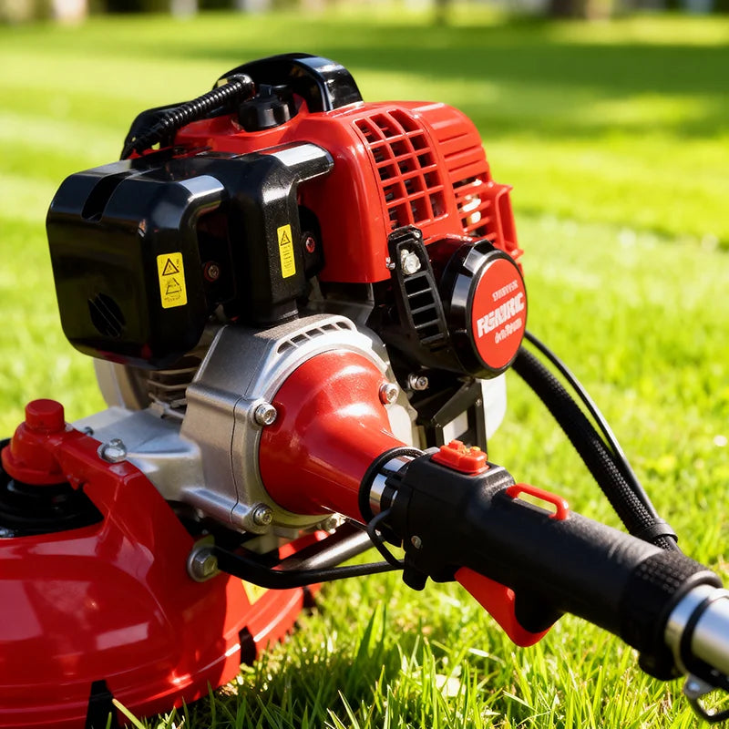 33cc 2Cycle MultiFunctional Gas Weed Wacker with 10 Blade 18 Head Pole Saw Hedge Trimmer Attachments EPA Compliant Lawn Garden